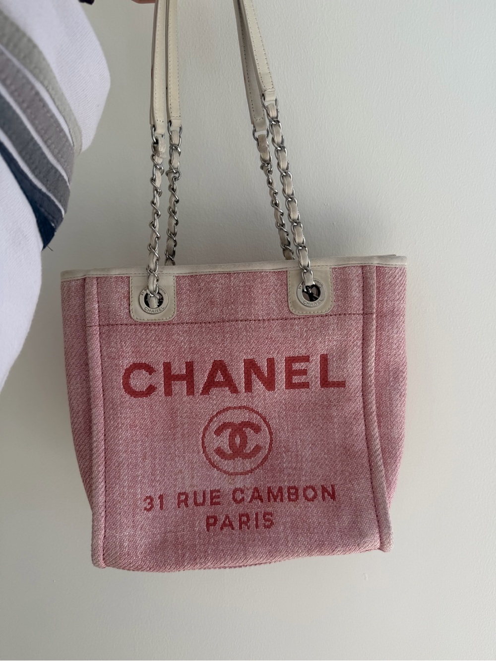 Chanel Pink Mini Deauville Tote Bag. 💕⚡️